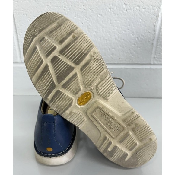 Samuel Hubbard Dress Fast Blue Leather Dress Shoes / Men's Size 9 - Picture 6 of 8